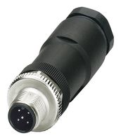 PHOENIX CONTACT 1404417 Sensor Connector, IP67, M12, Male, 5 Positions, Screw Pin, Straight Cable Mount