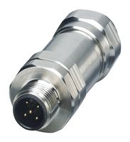 PHOENIX CONTACT 1440012 传感器连接器, IP67, 屏蔽, M12, 公, 5路, 螺丝插头, 直形线缆安装