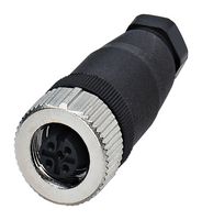 PHOENIX CONTACT 1543029 Sensor Connector, IP67, SPEEDCON Series, M12, Female, 4 Positions, Screw Socket