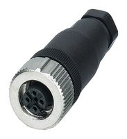 PHOENIX CONTACT 1543032 Sensor Connector, IP67, M12, Female, 5 Positions, Screw Socket, Straight Cable Mount