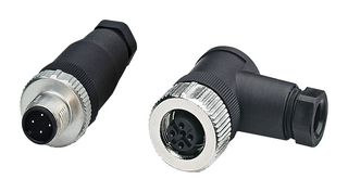 PHOENIX CONTACT 1543058 Sensor Connector, IP67, Right Angle, SPEEDCON Series, M12, Female, 4 Positions, Screw Socket