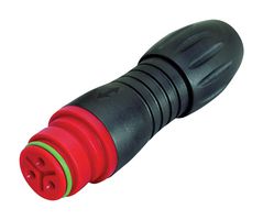 BINDER 99-9134-52-12 Circular Connector, Miniature Circular Connector, 720 Series, Cable Mount Plug, 12 Contacts