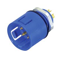 BINDER 99-9135-60-12 Circular Connector, Miniature Circular Connector, 720 Series, Panel Mount Receptacle, 12 Contacts