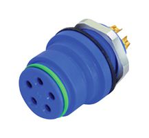 BINDER 99-9136-60-12 Circular Connector, Miniature Circular Connector, 720 Series, Flange Mount Plug, 12 Contacts