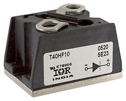 VISHAY VS-T40HF10 二极管模块, 100 V, 40 A, 1.3 V, 单路, D-55, 2 引脚