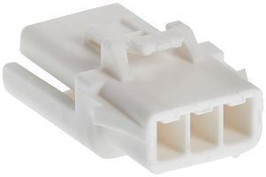 MOLEX 150170-0003 Connector Housing, Natural (White), Ditto 150170 Series, Hermaphroditic, 3 Ways, 3 mm