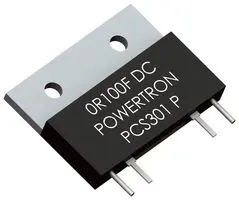 VPG FOIL RESISTORS PCS 301 0R100 S 1% 通孔电阻器, 0.1 ohm, PCS 301 Series, 30 W, ± 1%, SIP, 300 V