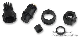 AMPHENOL LTW BU-10BFFA-LL7001 Circular Connector, IP67, Standard Circular Connector, BU Series, Cable Mount Receptacle