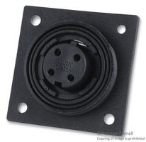 BULGIN LIMITED PX0766/S 圆形连接器, Circular Power Connector, Buccaneer Standard Series, 法兰安装插座, 4 触点, 螺丝口, 螺纹
