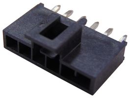 MOLEX 105309-1106 引脚针座, 电源, 2.5 mm, 1 排, 6 触点, 通孔直型, Nano-Fit 105309