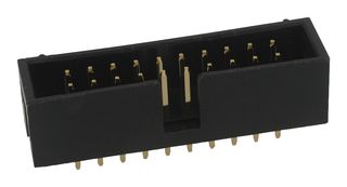 3M 30320-6002HB 引脚针座, 板至板, 2.54 mm, 2 排, 20 触点, 通孔直型, 303