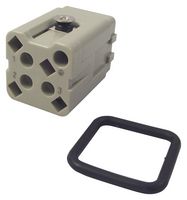 AMP - TE CONNECTIVITY T2010033101-000 Heavy Duty Connector, HA-003, Insert, 3 Contacts, Plug, Spring Pin