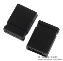 MULTICOMP SPC19808 Jumper (Busbar), Jumper, Address or Code Strip Line Plugs, 2 Ways, 2.54 mm