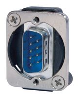 SWITCHCRAFT/CONXALL EHDB9MM Connector Adapter, D Sub, 9 Ways, Plug, D Sub, 9 Ways, Plug