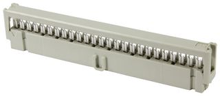 HARTING 09185606813 输入输出连接器, 60 触点, 插座, 矩形, IDC / IDT, SEK 18, 电缆安装