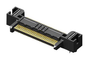 SAMTEC FT5-30-01-L-RA-K-TR Mezzanine连接器, 针座, 0.5 mm, 2 排, 60 触点, 表面安装直角, 磷青铜