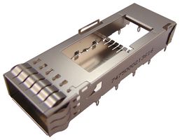 MOLEX 74750-0021 Cage, QSFP+, 1 x 1 (Single), Without Heat Sink, Without Light Pipe, Through Hole, Press-Fit