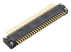 MOLEX 55909-0574 Mezzanine Connector, Plug, 0.4 mm, 2 Rows, 50 Contacts, Surface Mount, Brass