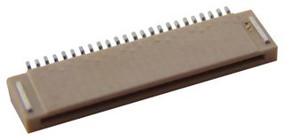 MOLEX 51281-2694 连接器, FFC/ FPC板, 0.5 mm, 26 触点, Easy-On 51281 Series, 焊接, 顶部、底部, 1排