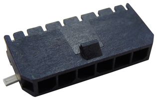 MOLEX 43650-0612 Pin Header, Wire-to-Board, 3 mm, 1 Rows, 6 Contacts, Surface Mount Right Angle