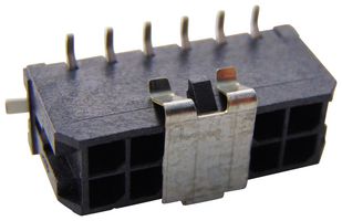 MOLEX 43045-1219 引脚针座, 线至板, 3 mm, 2 排, 12 触点, 表面安装直型, Micro-Fit 3.0 43045 Series