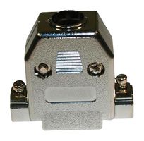 NORCOMP 977-009-020R121 连接器后壳, D Sub, ARMOR 977 Series, DE, 180°, ABS, 镍包铜镀层主体