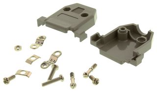NORCOMP 977-015-010R031 连接器后壳, D Sub, ARMOR 977 Series, DA, 180°, ABS(丙烯腈 - 丁二烯 - 苯乙烯)主体