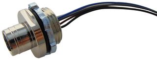 MOLEX 120084-0016 传感器电缆, BRAD 1/2英寸-14 NPT, Ultra-Lock插座, 自由线端, 5路, 300 mm, 11.8 ", Ultra-Lock 120084 Series