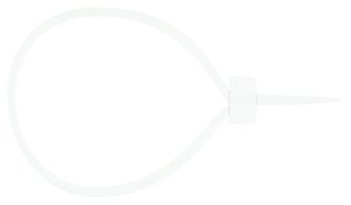 PANDUIT SST1M-M 电缆扎带, Sta-Strap®可释放, 尼龙 6.6 (聚酰胺6.6), 本色, 102 mm, 2.4 mm, 20 mm, 18 lb