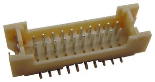 HIROSE / HRS DF13EA-20DP-1.25V(35) 引脚针座, 线至板, 1.25 mm, 2 排, 20 触点, 表面安装直型, DF13系列