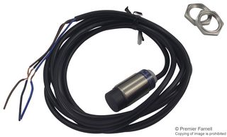 TELEMECANIQUE SENSORS XS218B4PAL2 Inductive Proximity Sensor, Cylindrical, OsiSense XS, M18, 16 mm, PNP, 12 V to 24 V, Pre-wired