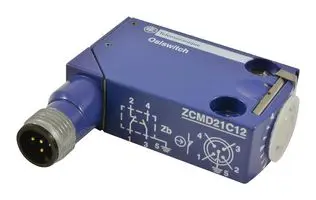 TELEMECANIQUE SENSORS ZCMD21 限位开关主体, 2极, 摁入式, 1NC + 1NO