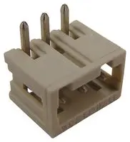 WAGO 734-163 Terminal Block, Header, 3.5 mm, 3 Ways, 10 A, 300 V, Through Hole Right Angle