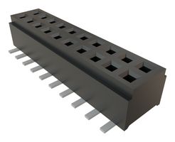 SAMTEC CLM-110-02-F-D PCB Receptacle, Board-to-Board, 1 mm, 2 Rows, 20 Contacts, Surface Mount