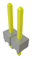 SAMTEC HTSW-102-07-G-S 引脚针座, 竖直, 板至板, 2.54 mm, 1 排, 2 触点, 通孔安装, HTSW