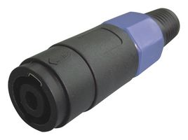 MULTICOMP PRO MC001456 扬声器/扬声器音频连接器, 4触芯, 插头, 电缆安装, 镀金触芯, 尼龙(聚酰胺)主体