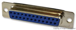 MULTICOMP SPC15276 D Sub Connector, DB25, Standard, Receptacle, 25 Contacts, DB, Solder Cup