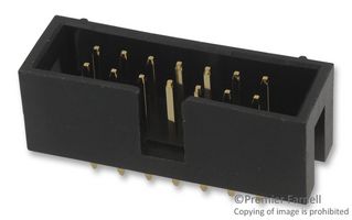 3M 30314-6002HB 引脚针座, 板至板, 2.54 mm, 2 排, 14 触点, 通孔直型, 303