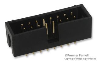 3M 30316-6002HB 引脚针座, 板至板, 2.54 mm, 2 排, 16 触点, 通孔直型, 303