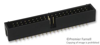 3M 30340-6002HB 引脚针座, 板至板, 2.54 mm, 2 排, 40 触点, 通孔直型, 303