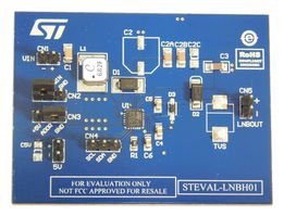 STMICROELECTRONICS STEVAL-LNBH01 评估板, 电源, LNB 基于LNBH26LS, 内置 DC-DC 转换器