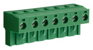 CAMDENBOSS CTBP9408/7 插拔式接线端子, 7.62 mm, 7 路, 28 AWG, 14 AWG, 1.5 mm², 螺丝