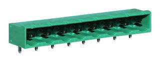 CAMDENBOSS CTBP9558/8 端子块, 闭合端, 针座, 7.62 mm, 8 路, 15 A, 300 V, 通孔直角
