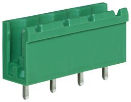 CAMDENBOSS CTBP9508/4AO 端子块, 开口端, 针座, 7.62 mm, 4 路, 15 A, 300 V, 通孔竖直