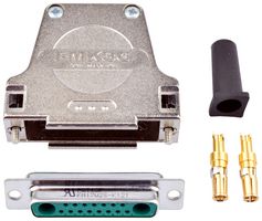 MOLEX / FCT 173114-0088 连接器, 组合式D-SUB, DB-17W2, 插座, 2 触点, 2电源, 焊接
