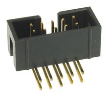 3M 30310-5002HB 引脚针座, 直角, 板至板, 2.54 mm, 2 排, 10 触点, 通孔直角, 303