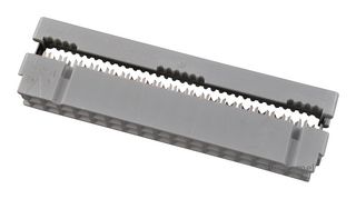 3M 3417-7600 IDC连接器, IDC插座, 母, 2.54 mm, 2排, 40 触点, 电缆安装