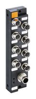 LUMBERG AUTOMATION ASBSM 8/LED 3 传感器配电盒, M12连接器-12极, M8连接器-3极, 8 端口, ASBSM Series, IP67