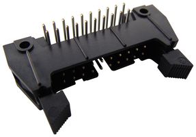 3M N3428-5202RB. 引脚针座, 线至板, 2.54 mm, 2 排, 20 触点, 通孔直角, 3000