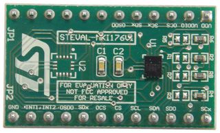 STMICROELECTRONICS STEVAL-MKI176V1 适配器电路板,运动传感器评估母板, STEVALMKI109V2 & STEVAL-MKI109V3